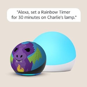 Amazon第5代儿童 Echo Dot + Echo Glow灯