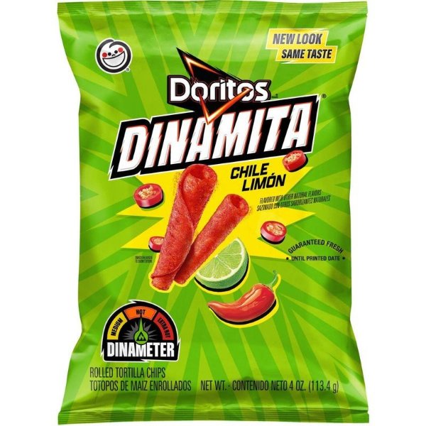 Doritos® Dinamita® Chile Limon Flavored Rolled Tortilla Chips 4 OZ
