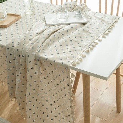 Tassel Trim Tablecloth
