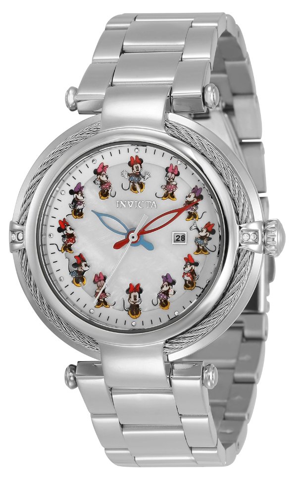 Disney Limited Edition Minnie Mouse Women's Watch w/ Mother of Pearl Dial - 40mm, Steel (34111)