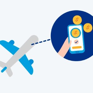 PayPal on your first United inflight purchase with PayPal