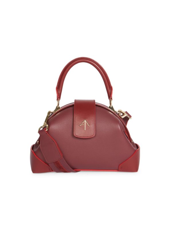 - Demi Leather Top Handle Bag