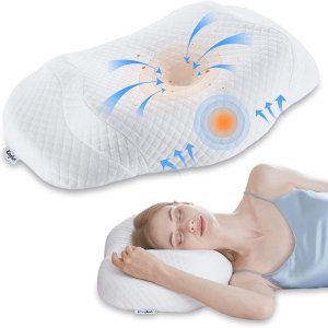Kingfun Cervical Memory Foam Pillow