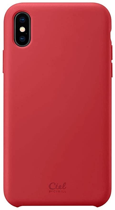 CYRILL Ciel [Silicone Collection] Designed for Apple iPhone Xs Case (2018) / Designed for Apple iPhone X Case (2017) - Red