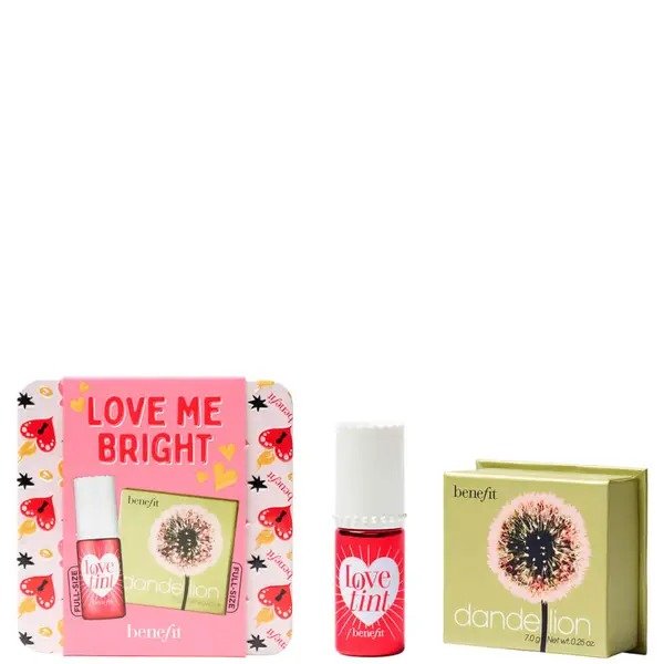 Love Me Bright Brightening Blusher and Lip and Cheek Tint Duo Gift Set (Worth £43.00)