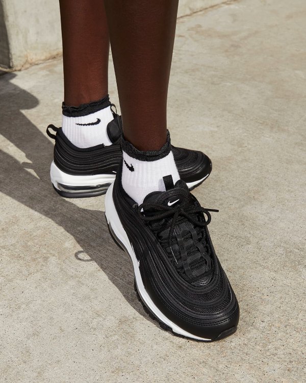 Nike Air Max 97 黑白运动鞋