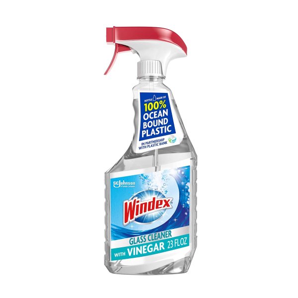 Windex Vinegar Multi-Surface Spray, Fresh, Clear 23 Fl Oz