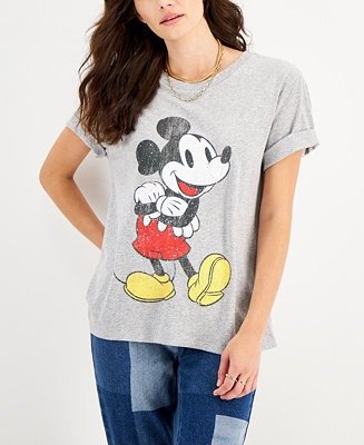 Juniors' Classic Mickey Graphic T-Shirt