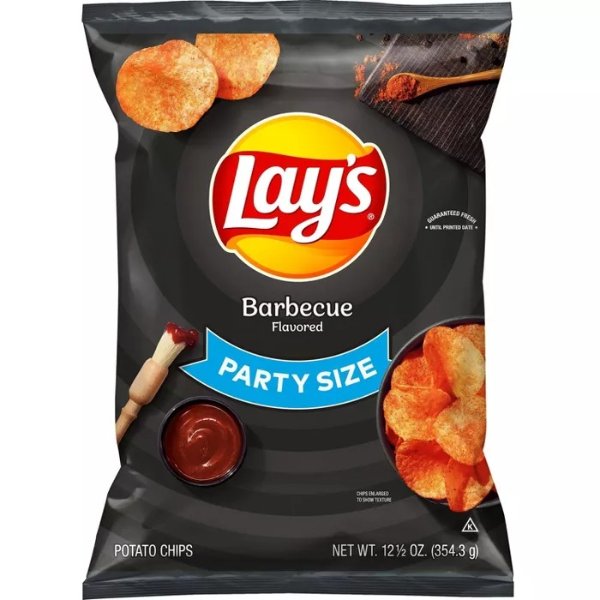 Lay&#39;s Barbecue Flavored Potato Chips - 12.50oz