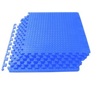 ProSource Puzzle Exercise Mat, EVA Foam Interlocking Tiles, Protective Flooring