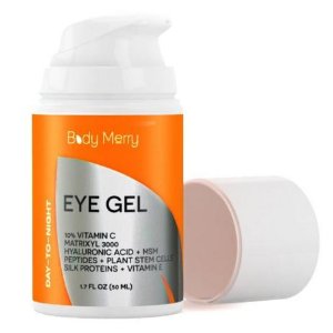 Eye Cream for Dark Circles, Puffiness & Wrinkles - 1.7 OZ - Vitamin C + Matrixyl 3000 + Hyaluronic Acid + MSM + Peptides + Plant Stem Cells - Best Anti-Aging Gel