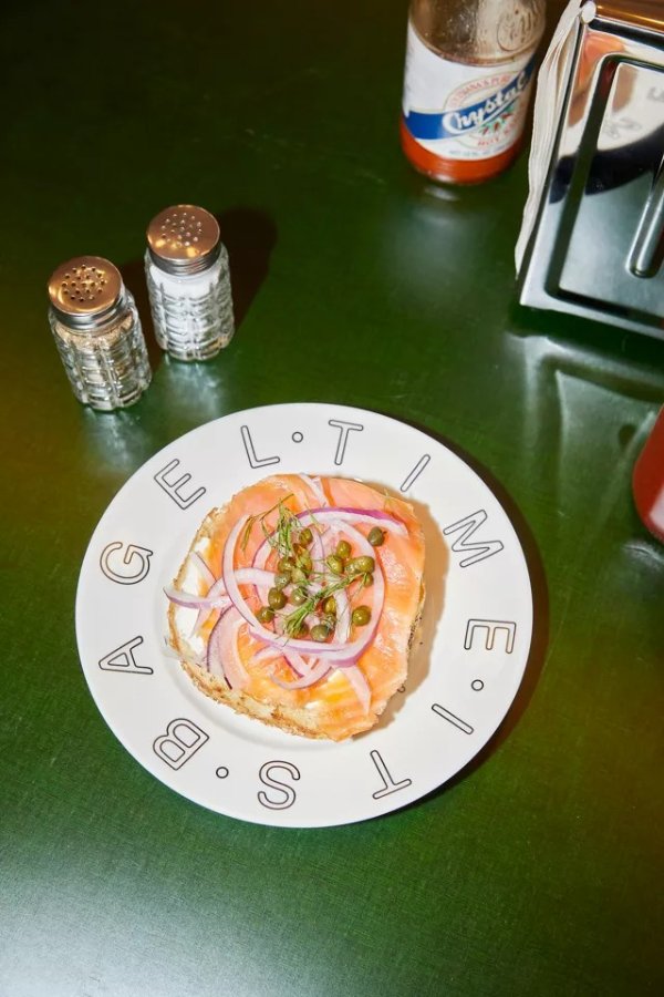 Bagel Time Plate