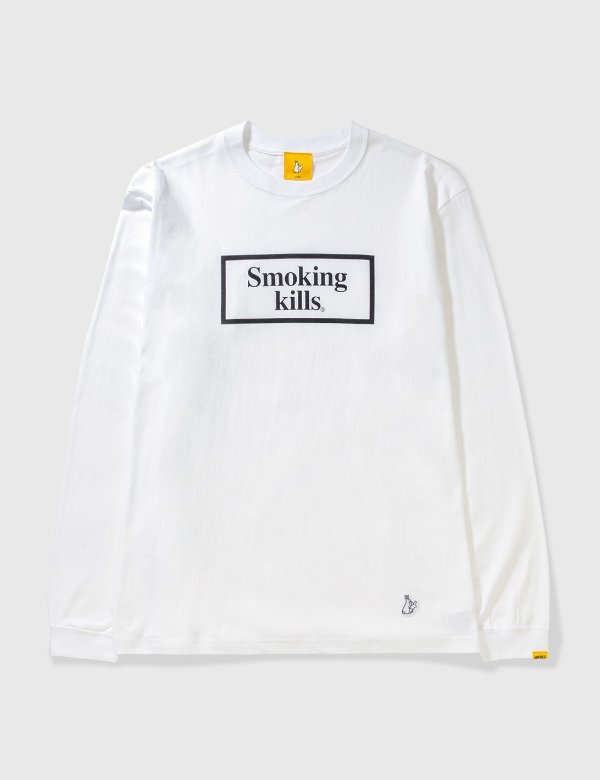 Smoking Kills Box Logo Long Sleeve T-shirt