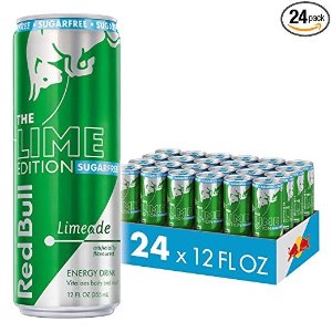 Ending Soon: Energy Drink, Sugar Free Limeade, 24 Pack of 12 Fl Oz, Sugarfree Lime Edition