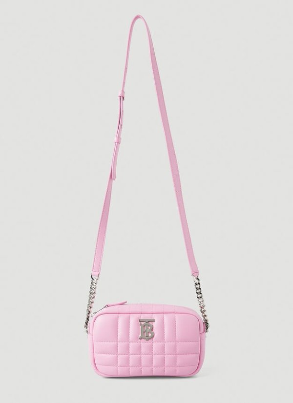 Lola Mini Camera Shoulder Bag in Pink