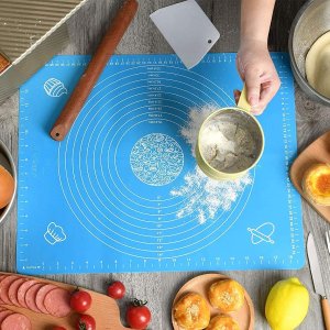BJGXFMQ Silicone Baking Mat for Pastry Rolling Dough