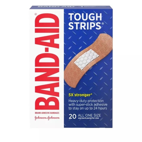 Band Aid Flexible Tough Strips - 20ct