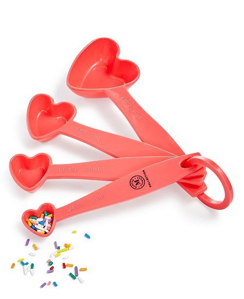 Heart 4-Pc. Measuring Spoon Set, Created For Macy's