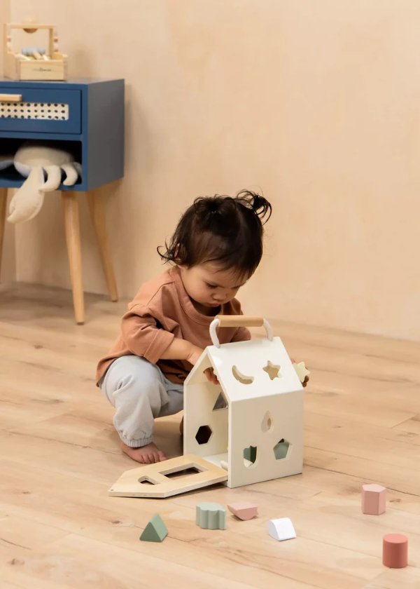 木制活动方块益智玩具