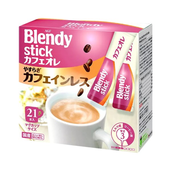 Blendy 低咖啡因欧蕾咖啡条 10g×21条