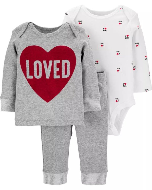 3-Piece Valentine's Day Outfit3-Piece Valentine's Day Outfit