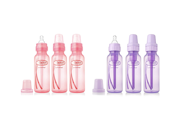 Natural Flow 防胀气系列婴幼儿奶瓶 6个装