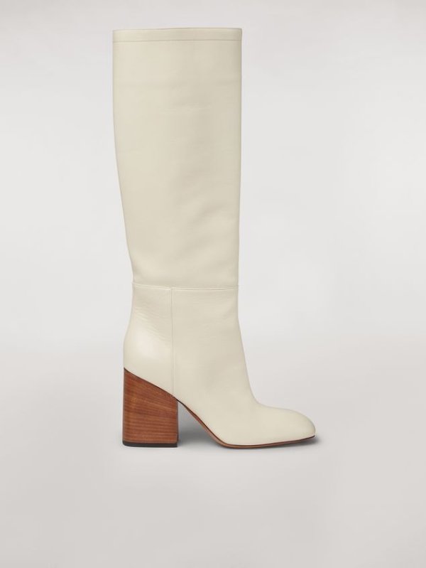 Calfskin Pipe Leg Boot from the Marni Fall/Winter 2019 collection | Marni Online Store