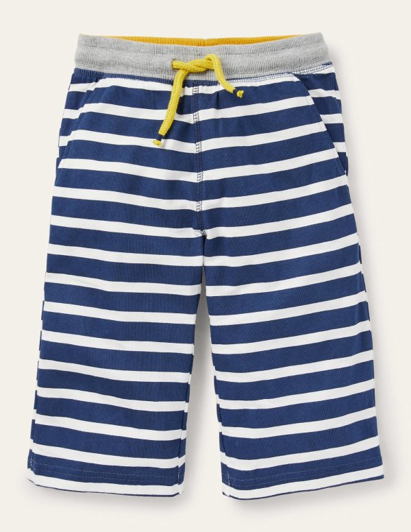 Jersey Baggies - College navy and ivory | Boden US
