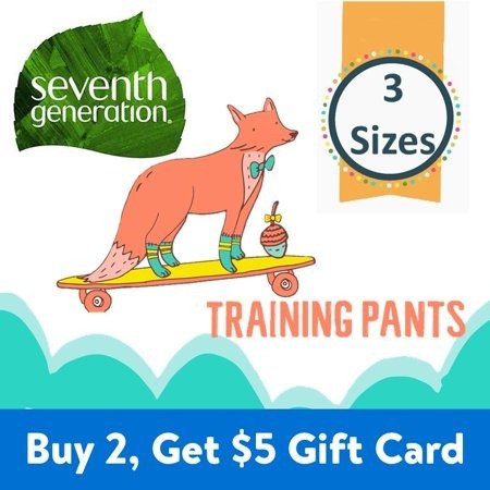 [$5 Savings] Buy 2 Seventh Generation Free & Clear Potty Training Pants (Choose Your Size)[$5 Savings] Buy 2 Seventh Generation Free & Clear Potty Training Pants (Choose Your Size)