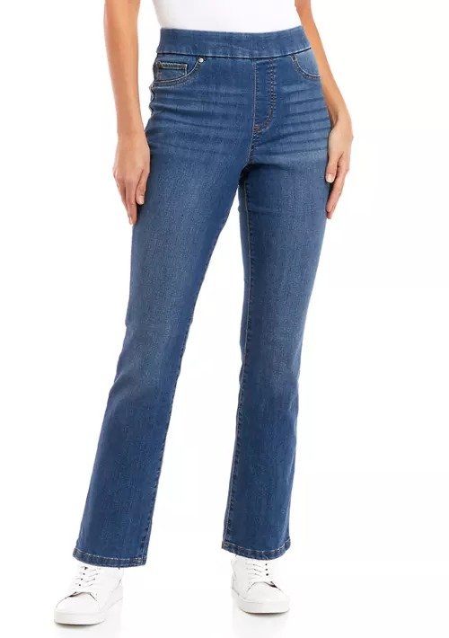 Women's Pull On Denim Jeans - Short