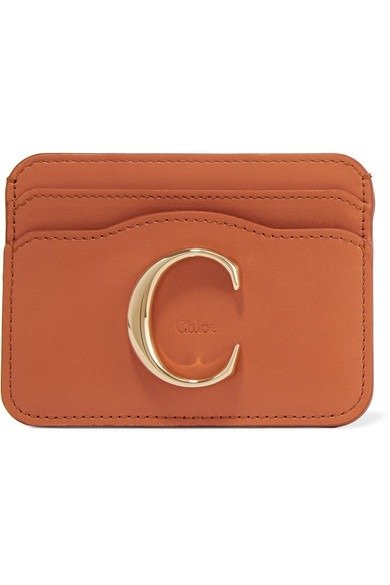 C leather cardholder