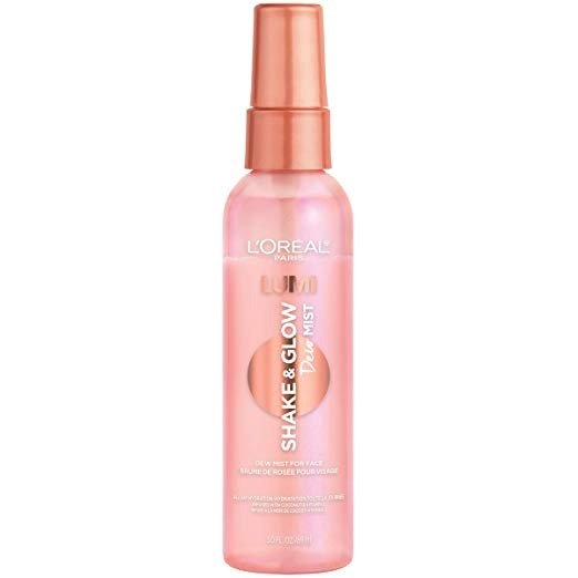 Paris Makeup LUMI Shake & Glow Dew Mist, Hydrating and Soothing Face Mist, Prep & Set Makeup, Energizes Skin with a Healthy Boost of Hydration, Natural Finish, 3 fl. oz.