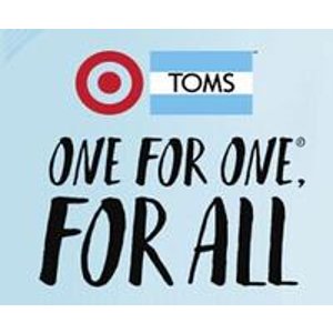 Select TOMS for Target Apparel, Shoes, and Accessories @ Target.com