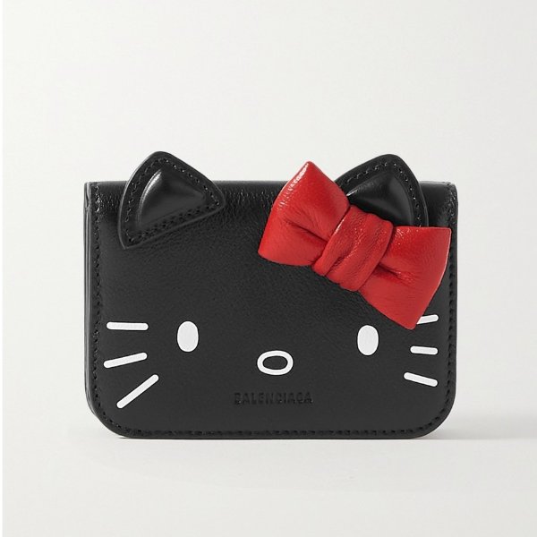 + Hello Kitty printed leather wallet