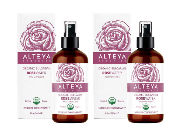 Alteya Organics Bulgarian Rose Water 8.0 fl oz, 2-pack