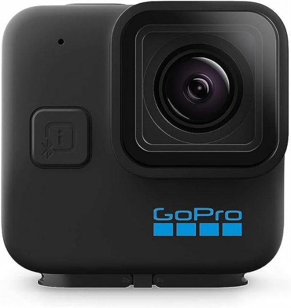 HERO11 Black Mini - Compact Waterproof Action Camera with 5.3K60 Ultra HD Video, 24.7MP Frame Grabs, 1/1.9" Image Sensor, Live Streaming, Stabilization