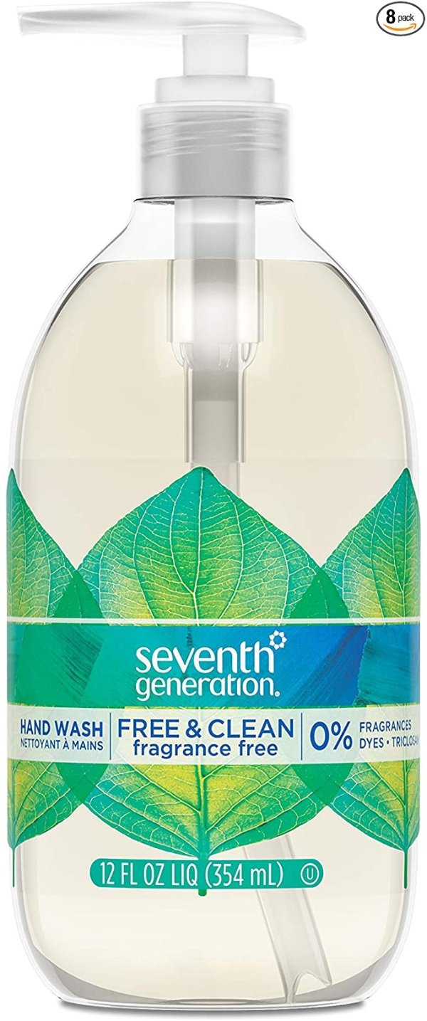 Seventh Generation 洗手液12 oz, 8瓶装