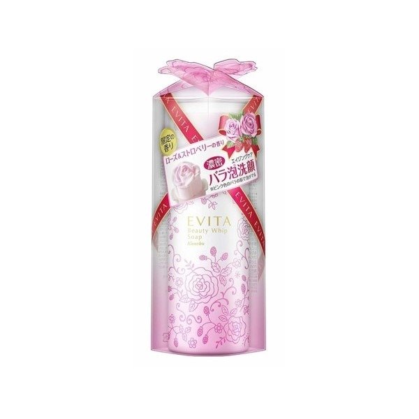 KANEBO EVITE 玫瑰花泡沫洗面奶 限定玫瑰草莓香 150g