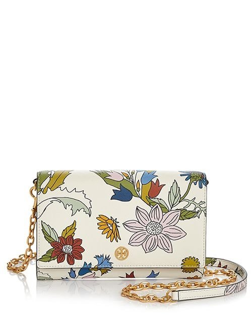 Robinson Floral Leather Chain Wallet