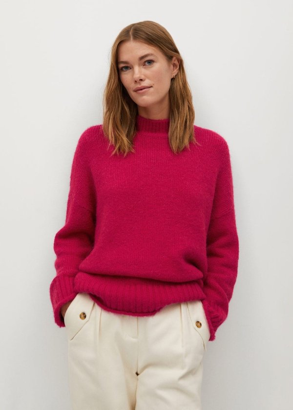 Textured knit sweater - Women | OUTLET USA
