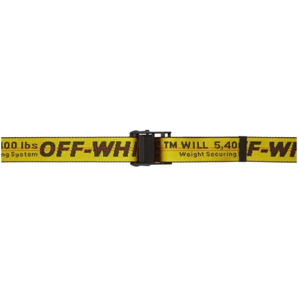 Off-White - Yellow Industrial Belt