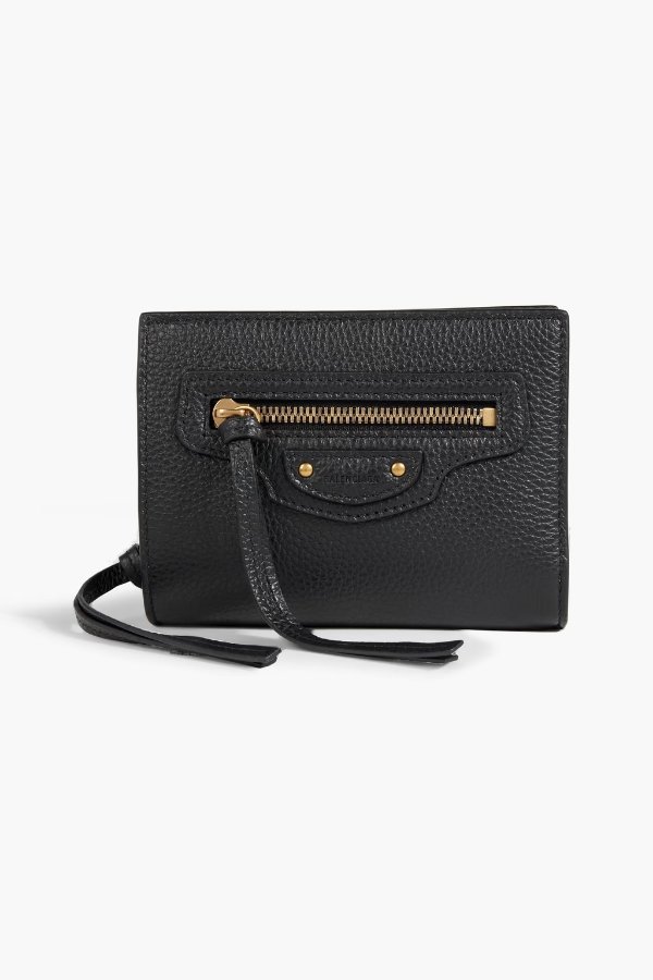 Neo Classic City pebbled-leather wallet