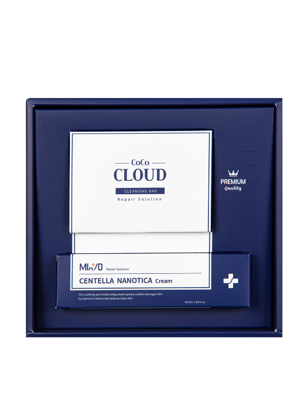 Mi&So Centella Set - Nanotica cream + CoCo Cloud Cleansing Bar
