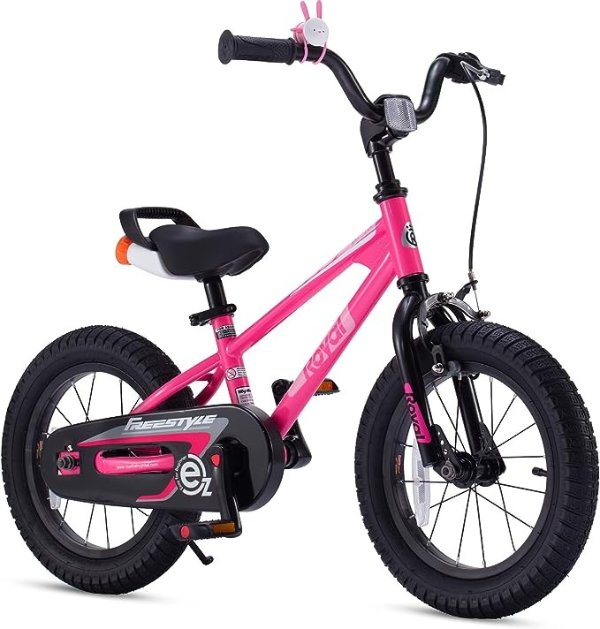 EZ Kids Bike, Innovation 2-in-1 Balance & Pedal Easy Learning Bicycle, 12 14 16 18 Inch for Beginners Ages 3-9 Years Boys Girls, Multiple Colors, No Training Wheel Needed