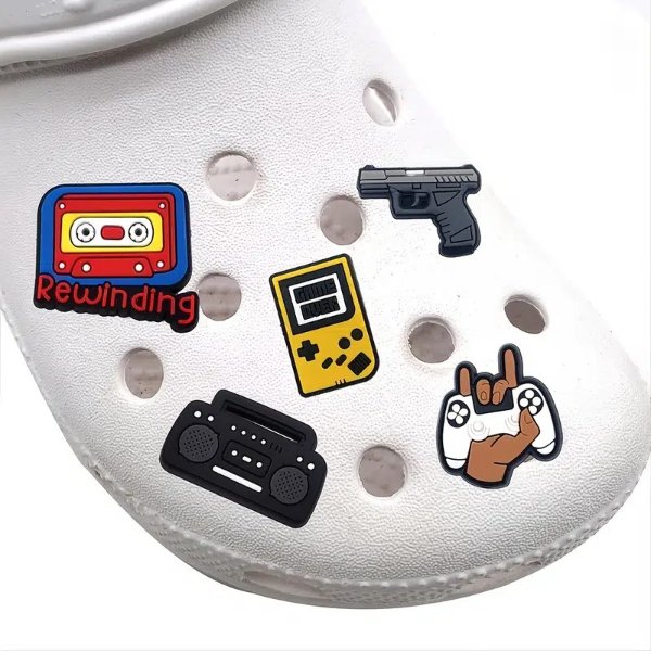Cute Alloy Mobile Game Controller Flower Badge Pin For - Temu