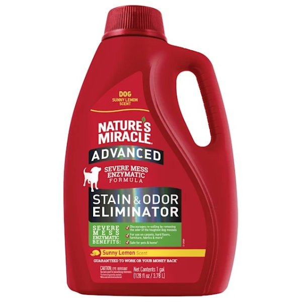 Nature's Miracle Advanced Stain & Odor Removers For Dog, 1 Gallon | Petco