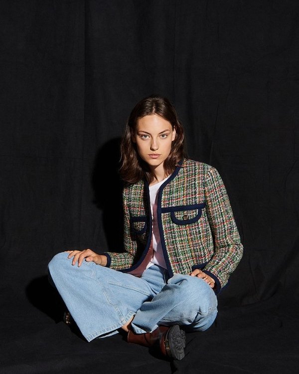 Jolaine Multicolor Tweed Jacket