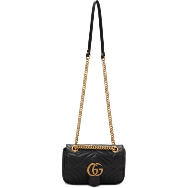 Black Mini GG Marmont Bag