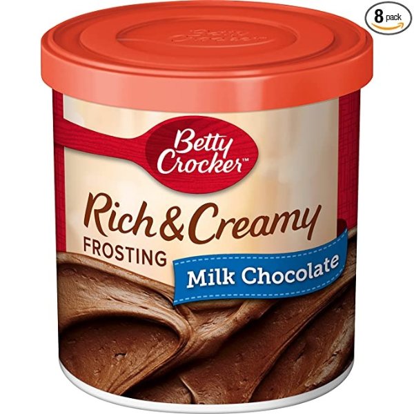 Betty Crocker 牛奶巧克力糖霜16 oz 8罐