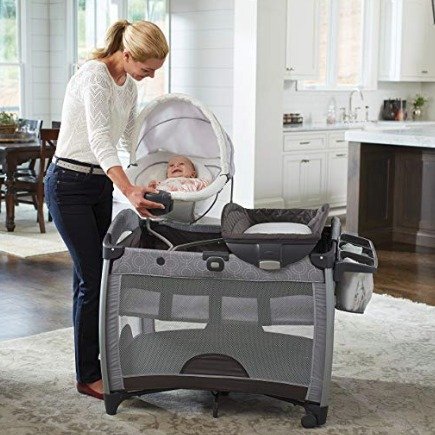 graco pack and play with bouncer